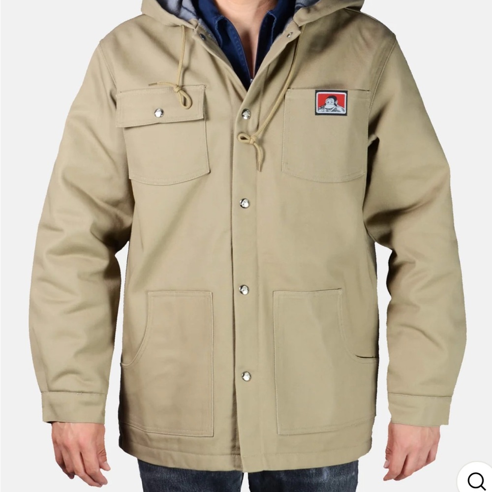 Ben Davis Hooded Jacket w/ Snaps XL